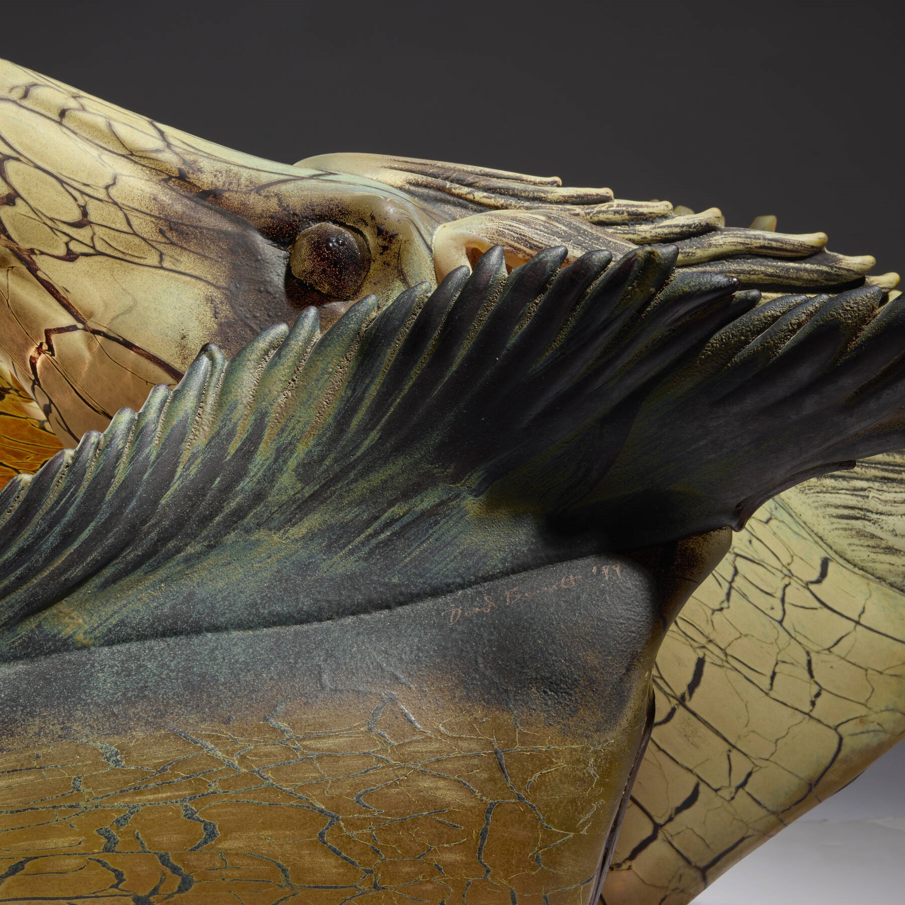 Artwork by David Bennett, Untitled (Horses, Made of Hand-Blown Glass, Metal