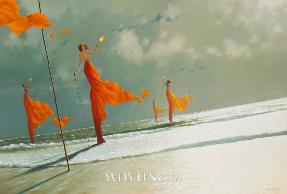 Artwork by Jimmy Lawlor, LIGHT STORM, Made of Oil On Canvas