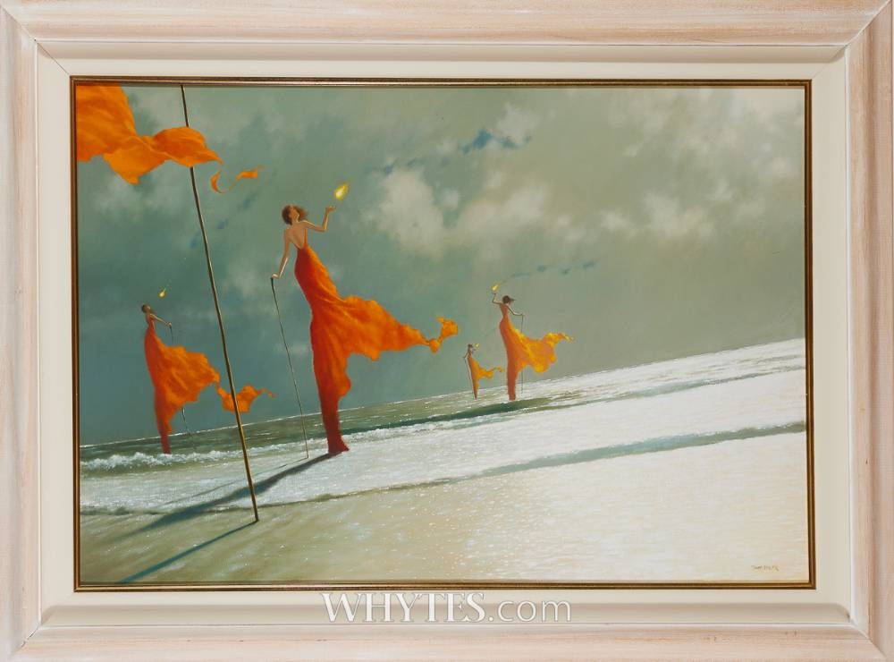 Artwork by Jimmy Lawlor, LIGHT STORM, Made of Oil On Canvas