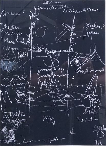 Tafel III (Blackboard III by Joseph Beuys, 1980