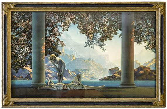Daybreak by Maxfield Parrish, 1923
