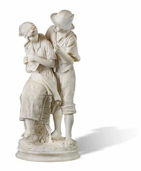 An Italian Carrara Marble Sculpture - Italian School, 19th Century