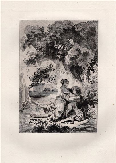 Passion in the Garden by Jean-Honoré Fragonard, 1883