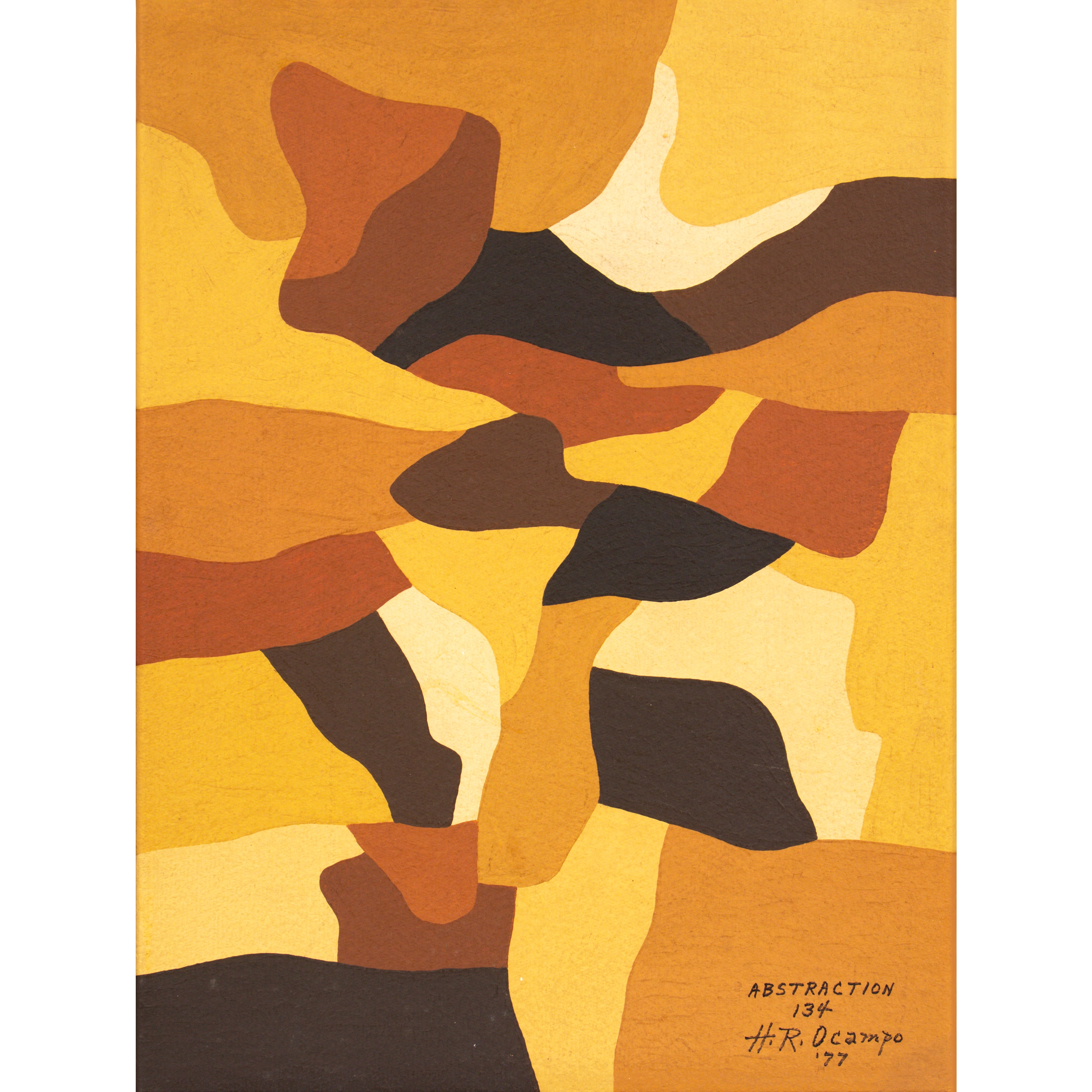 Artwork by Hernando Ocampo, Abstraction 134, Made of Acrylic on board