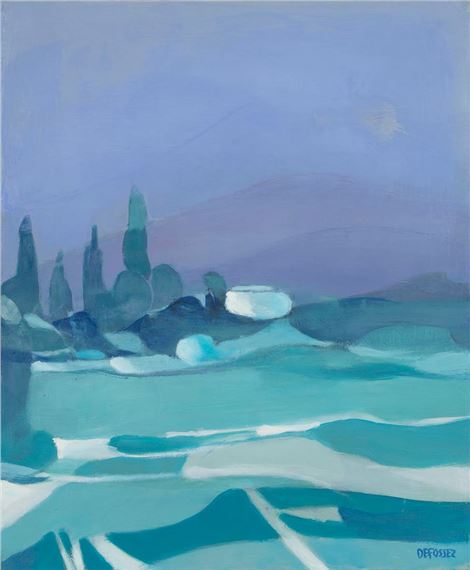 LANDSCAPE IN BLUES by Alfred Defossez