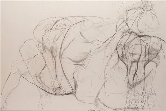 TWO FIGURES USC #8 - Rico Lebrun