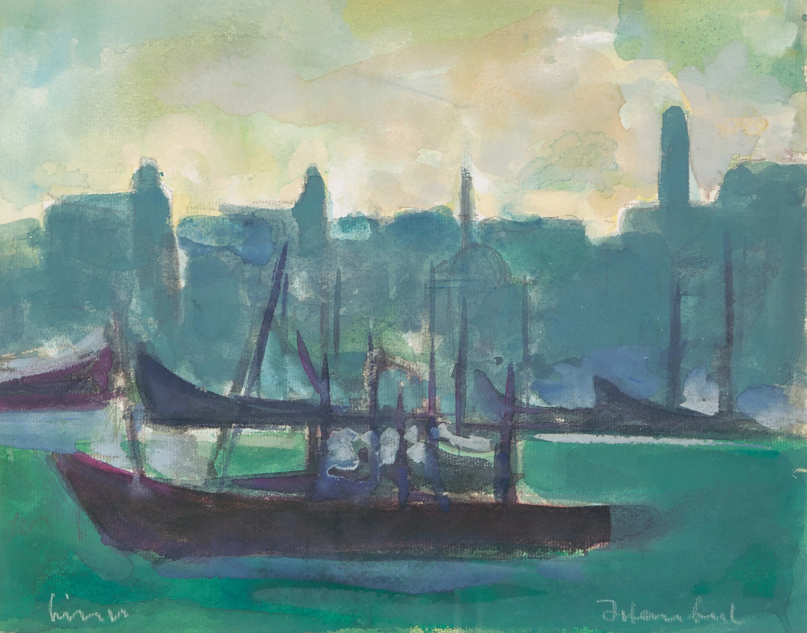 Artwork by Carl Walter Liner, Liner, Carl Walter, Made of watercolor on paper