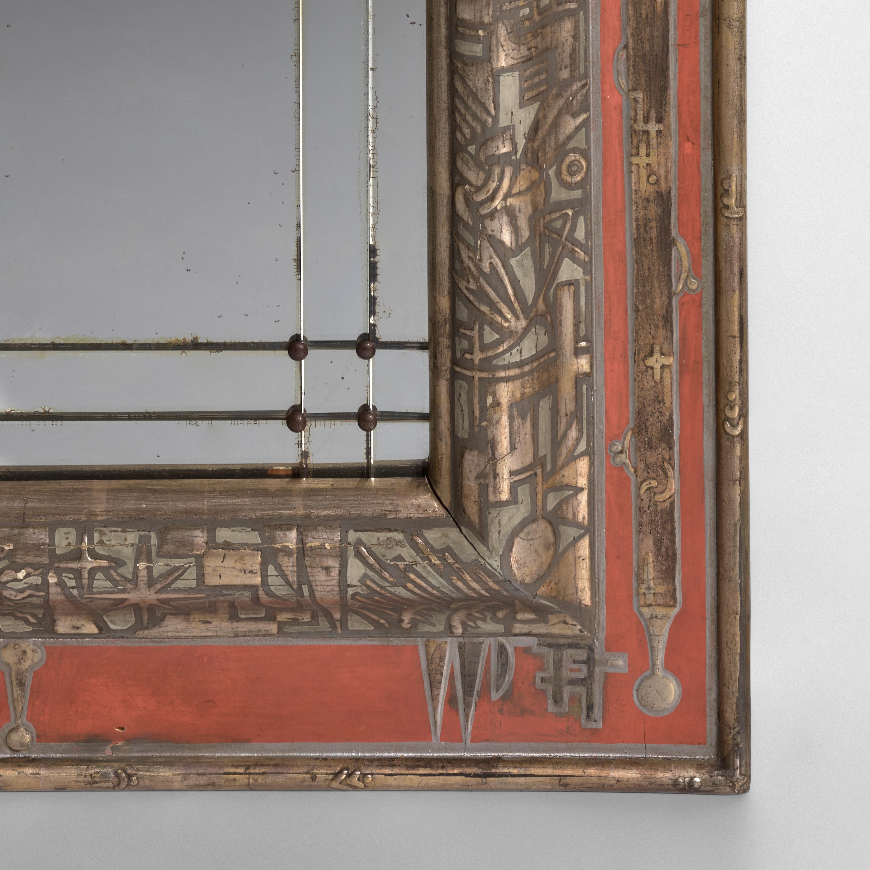 Georg Fuchs | Wall Mirrorcirca 1920painted and silvered pine, mirror ...