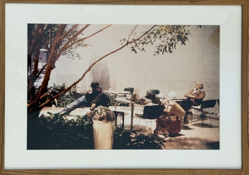 Artwork by Dan Graham, Park Avenue Atrium, Made of C Print On Glossy Paper