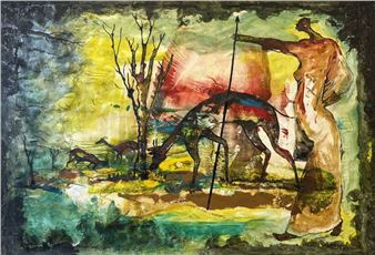 A Hunting Scene - Mobengi B.