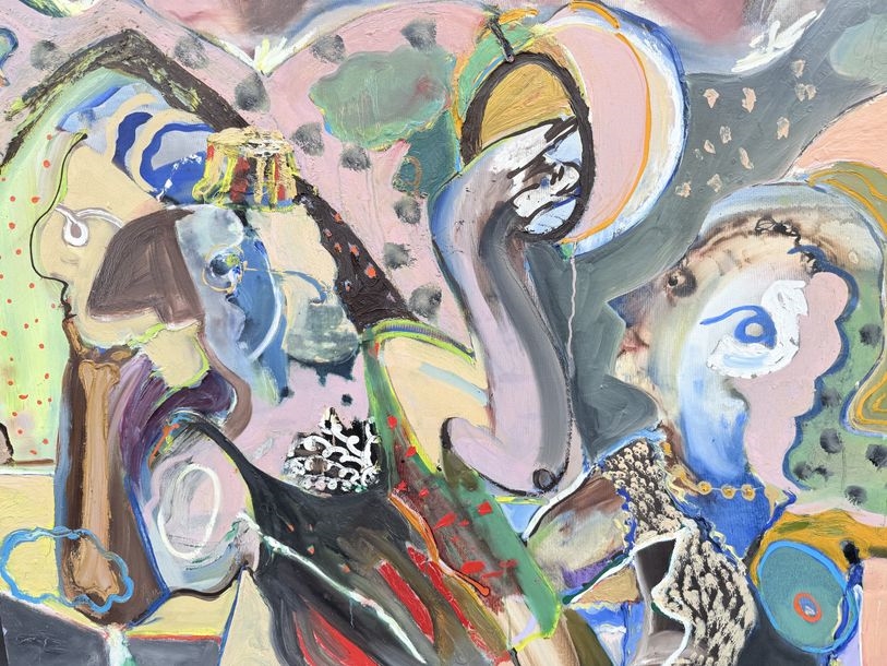 Artwork by Angel Vergara, Composition, Made of Oil On Canvas