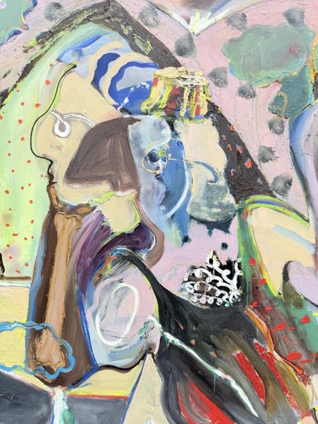 Artwork by Angel Vergara, Composition, Made of Oil On Canvas