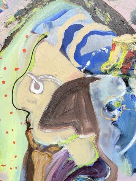 Artwork by Angel Vergara, Composition, Made of Oil On Canvas