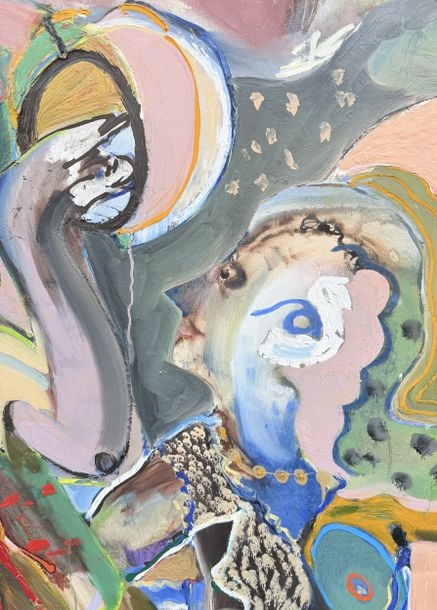 Artwork by Angel Vergara, Composition, Made of Oil On Canvas