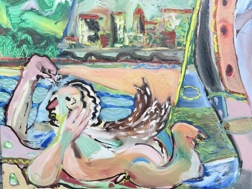 Artwork by Angel Vergara, Composition, Made of Oil On Canvas