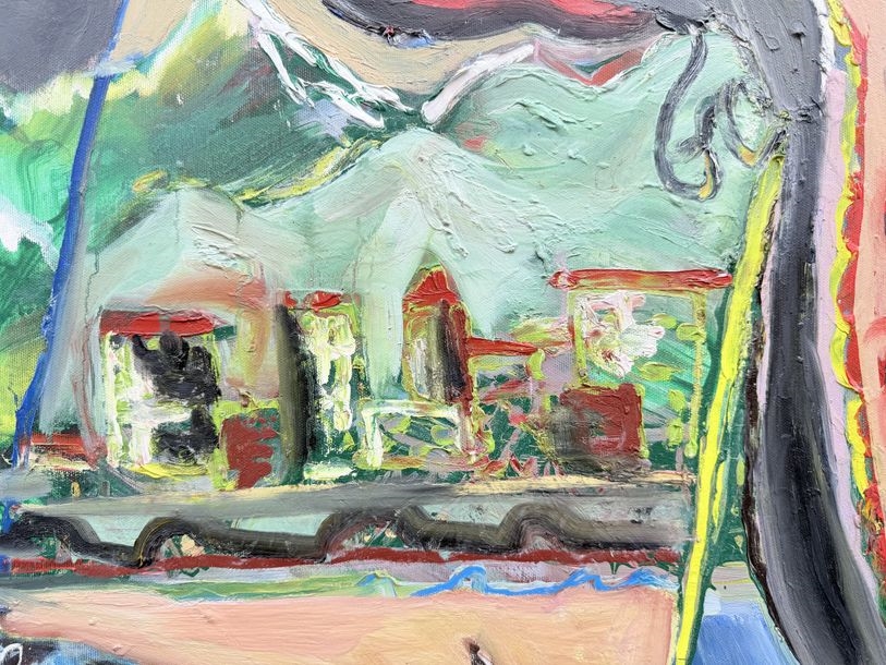 Artwork by Angel Vergara, Composition, Made of Oil On Canvas