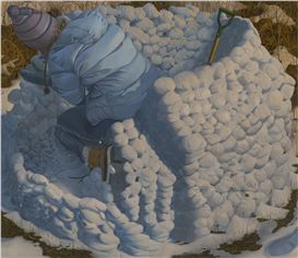 Maud Madsen’s Oil Paintings Explore Childhood Memories, Daydreams, and Nesting
