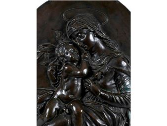 THE MADONNA AND CHILD - Balthasar Ferdinand Moll