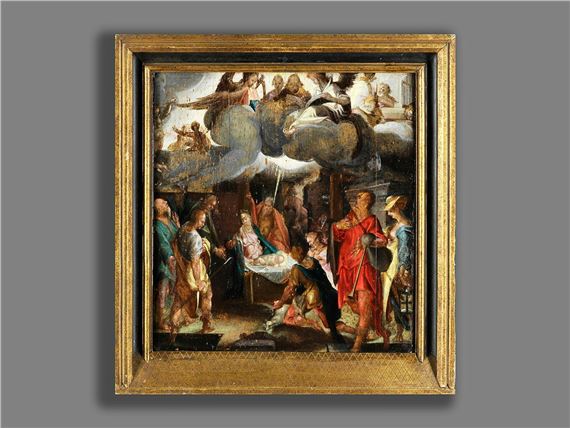 DIE ANBETUNG DER HIRTEN - Bartholomeus Spranger