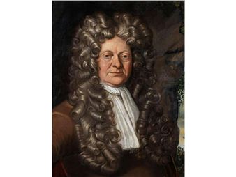 PORTRAIT EINES GENTLEMAN MIT GEHSTOCK - Jonathan Richardson