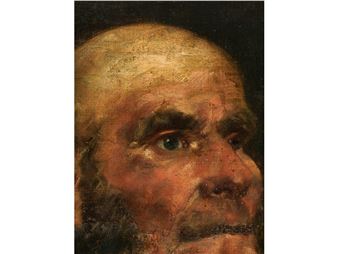 Studie eines Männerkopfes - Jean Louis André Théodore Géricault
