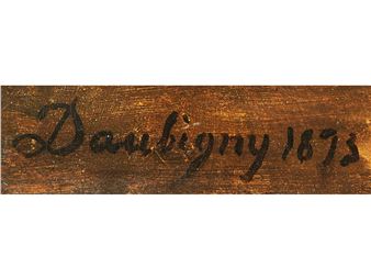 Nachtlandschaft - Charles-François Daubigny