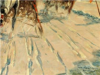 TRABRENNEN IM SCHNEE - Franz Hienl-Merre