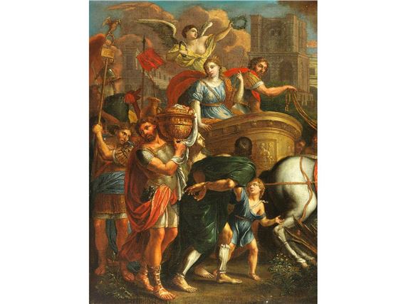 TRIUMPHZUG EINES RÖMISCHEN KAISERPAARES - Jean Daret