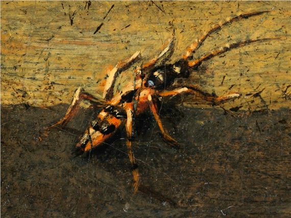 BLUMENBOUQUET IN KUGELVASE - Nicolaes van Veerendael