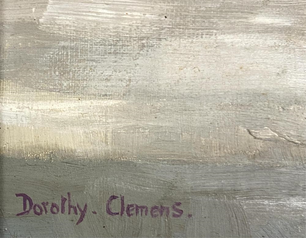 Artwork by Dora Clemens, Magnolias, Made of Oil On Board