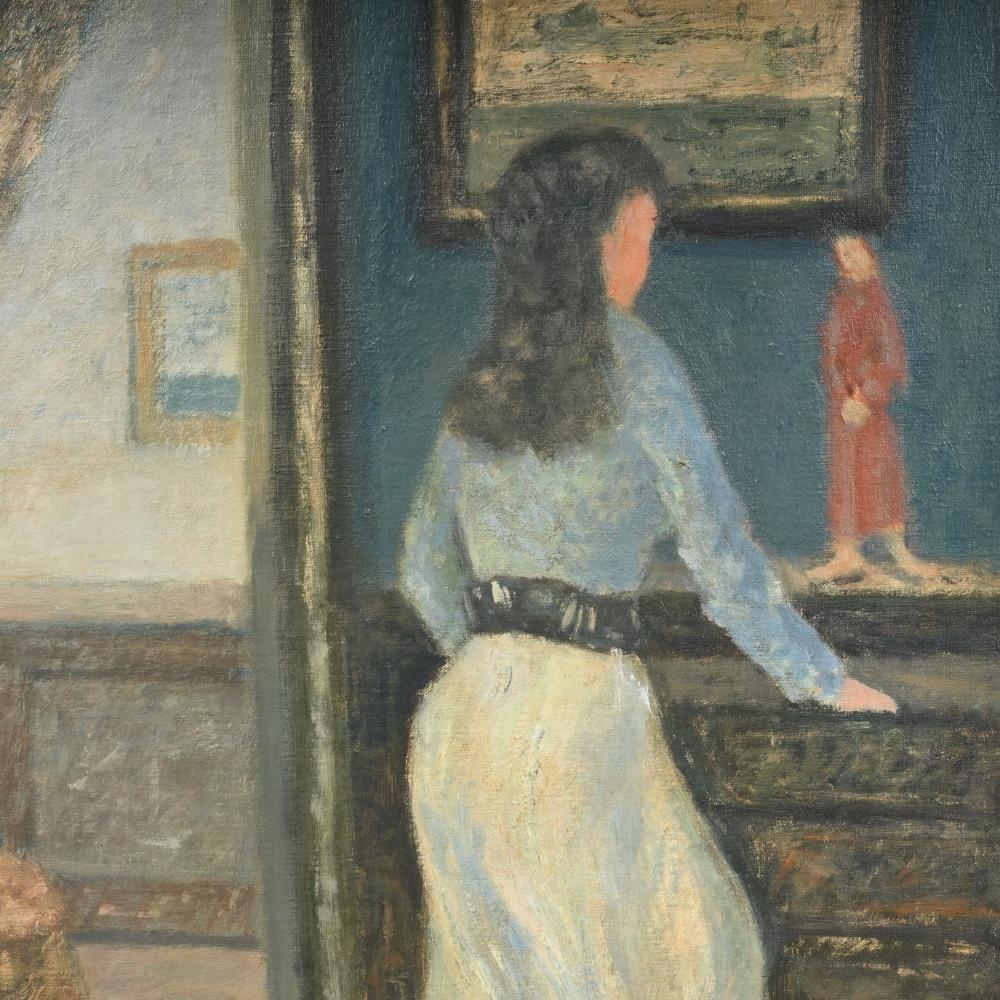 Artwork by War Van Overstraeten, Prenten - Les estampes, Made of Oil On Canvas