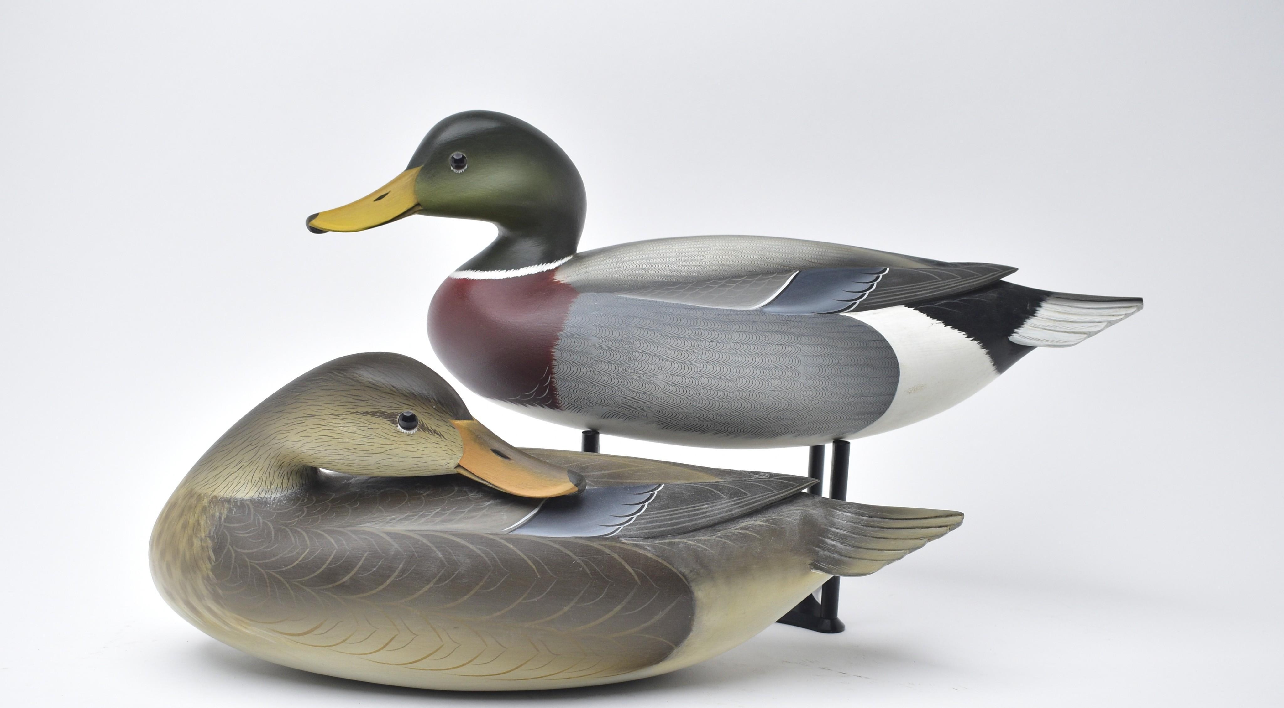 George Strunk | Pair of mallards (2001) | MutualArt