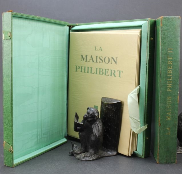 Artwork by Leon Courbouleix, La Maison Philibert, Made of Color Etchings