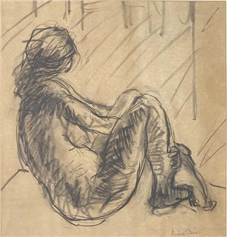 Seated Nude - Erika Beck