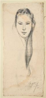 Portrait of a young elegant woman - Trinh Huu Ngoc