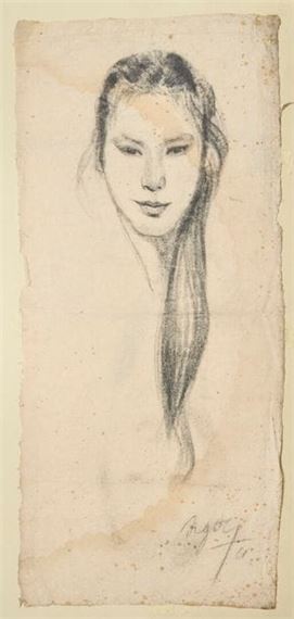 Portrait of a young elegant woman - Trinh Huu Ngoc