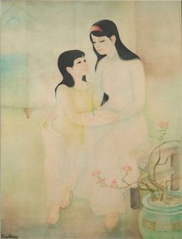 The embrace of a mother and daughter - Dong Phuong