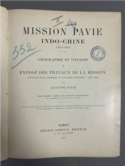 PAVIE INDO-CHINA MISSION 1879-1895 - Charles Paul Renouard