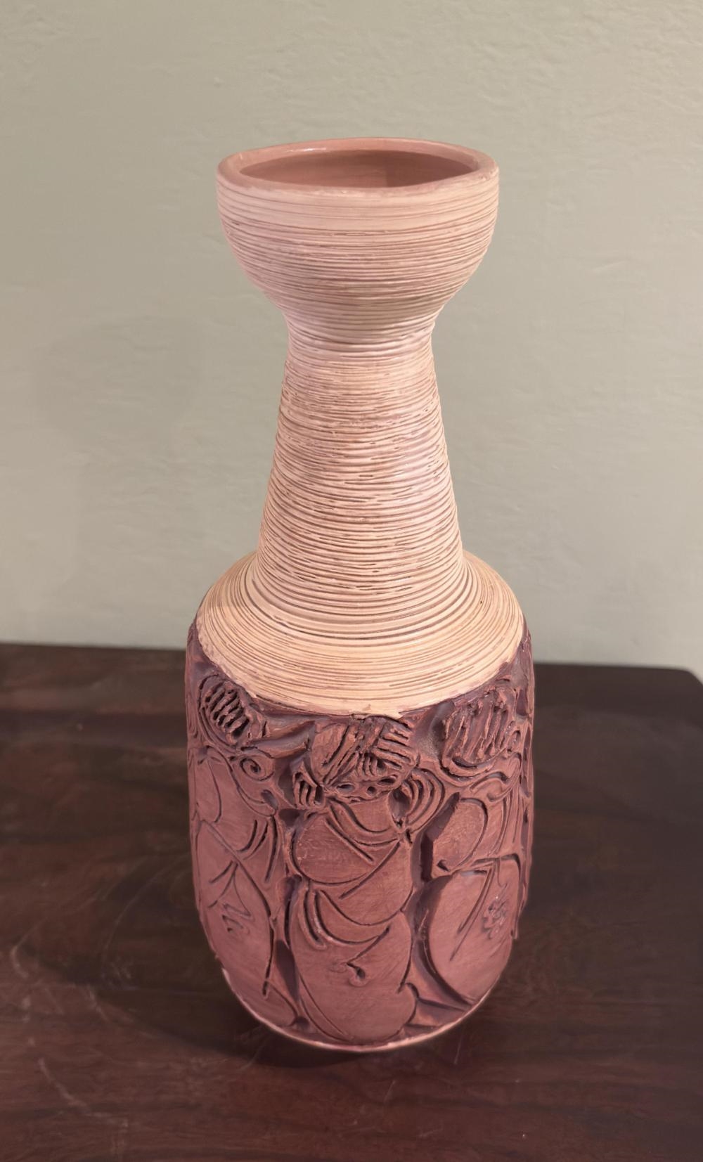Artwork by Fratelli Fanciullacci, A Mid 20th Century Italian Fratelli Fanciullacci Glazed Ceramic Vase, Made of Glazed Ceramic