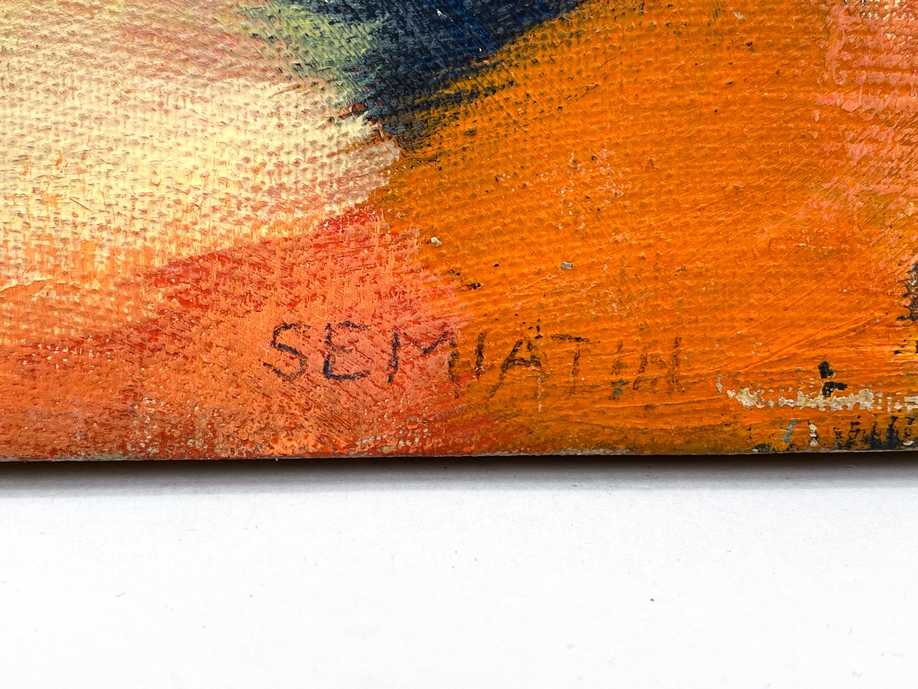 Artwork by Jacob Semiatin, ABSTRACT O/C, Made of O/C