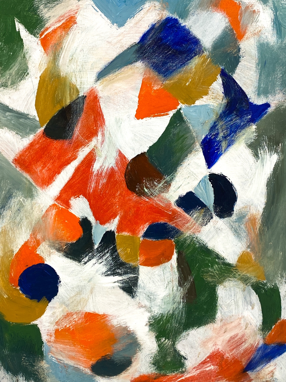 Artwork by Jacob Semiatin, ABSTRACT O/C, Made of Oil On Canvas