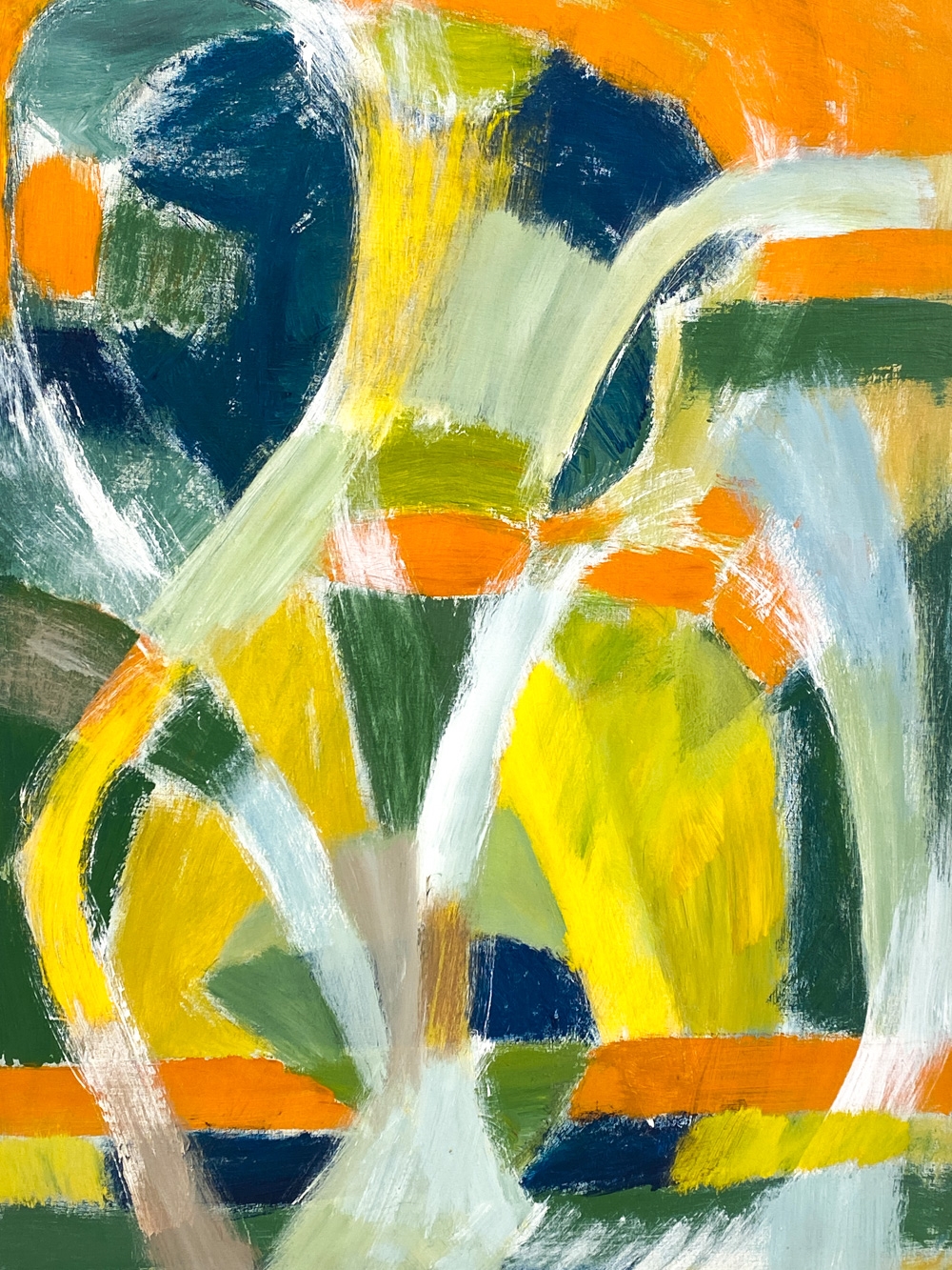 Artwork by Jacob Semiatin, ABSTRACT O/C, Made of O/C