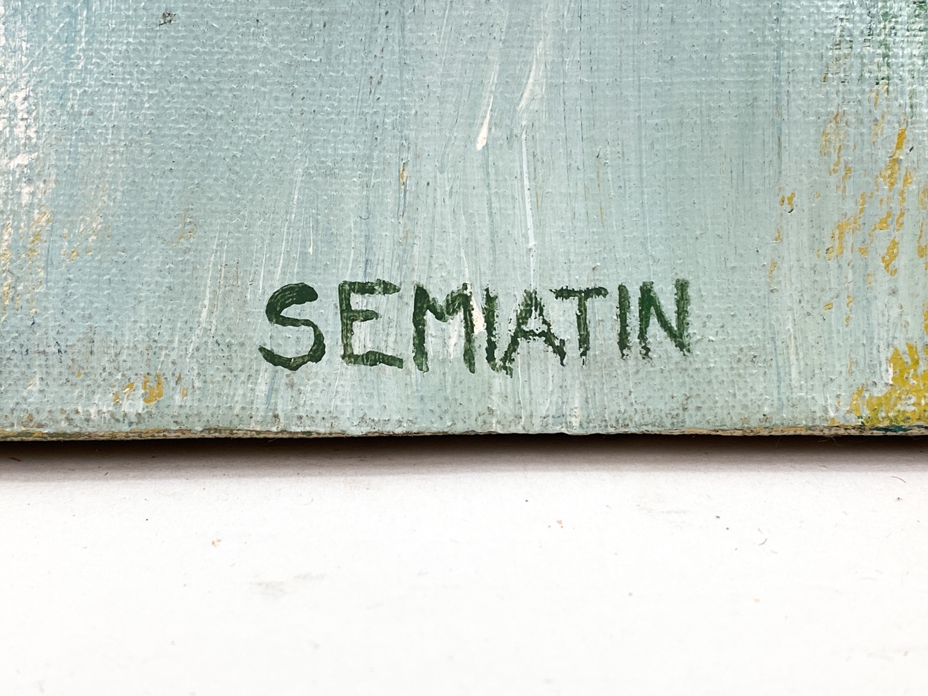 Artwork by Jacob Semiatin, ABSTRACT O/C, Made of O/C