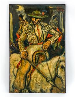 EXPRESSIONIST MATADOR PORTRAIT - Carlos Lopez
