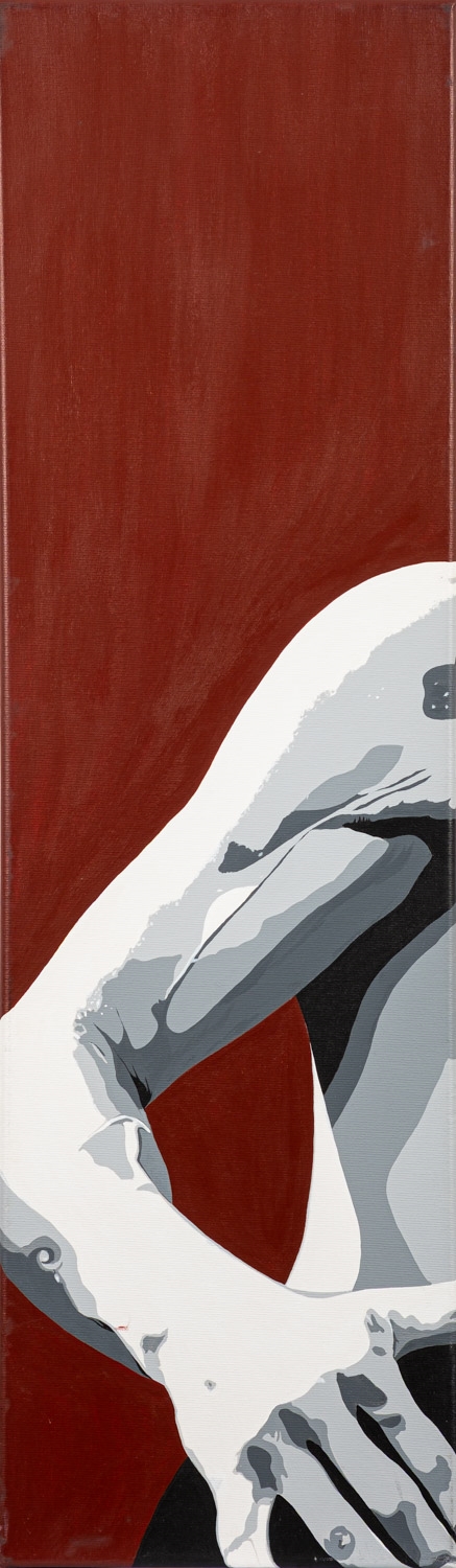 Artwork by Paris Knight, Bruce Lee 'The Legend, Made of Acrylic On Canvas