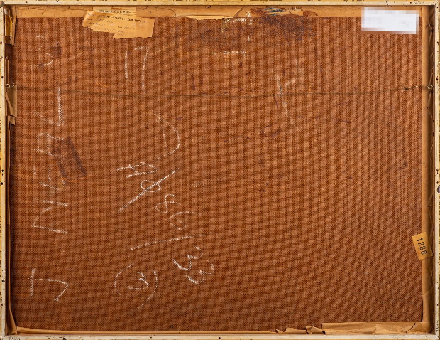 Artwork by James Neal, Snow Avenue, Made of Oil On Board