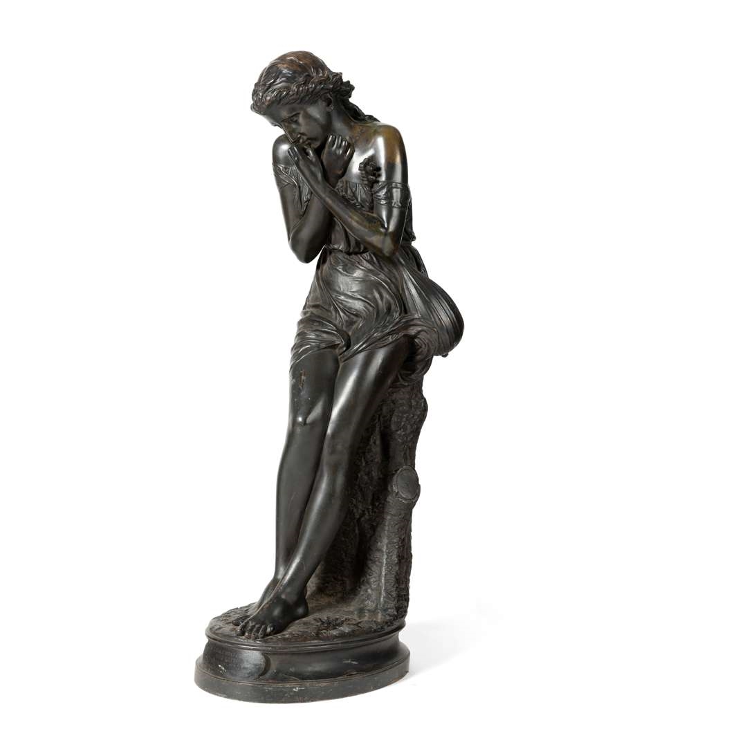 Artwork by Jean Jules Cambos, La Gigale, Made of Bronze