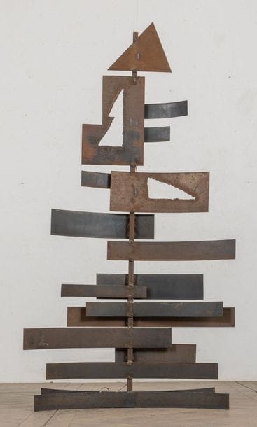 Artwork by Jean-marie Bignolas, Arbre de NoÃ«l, Made of Fer
