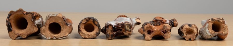 Artwork by Jean-marie Bignolas, Saint Vincent, nativité et éléments de pièces d'échec en terre cuite, Made of Terre Cuite