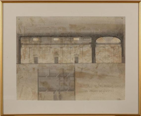 Une salle des pas perdus dans un palais de justice